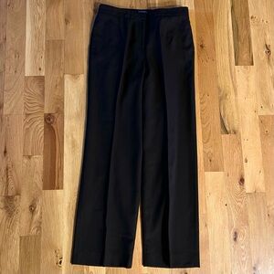 Classic Pendleton 100% Virgin Wool Black High Rise Career Trousers – Women’s 12